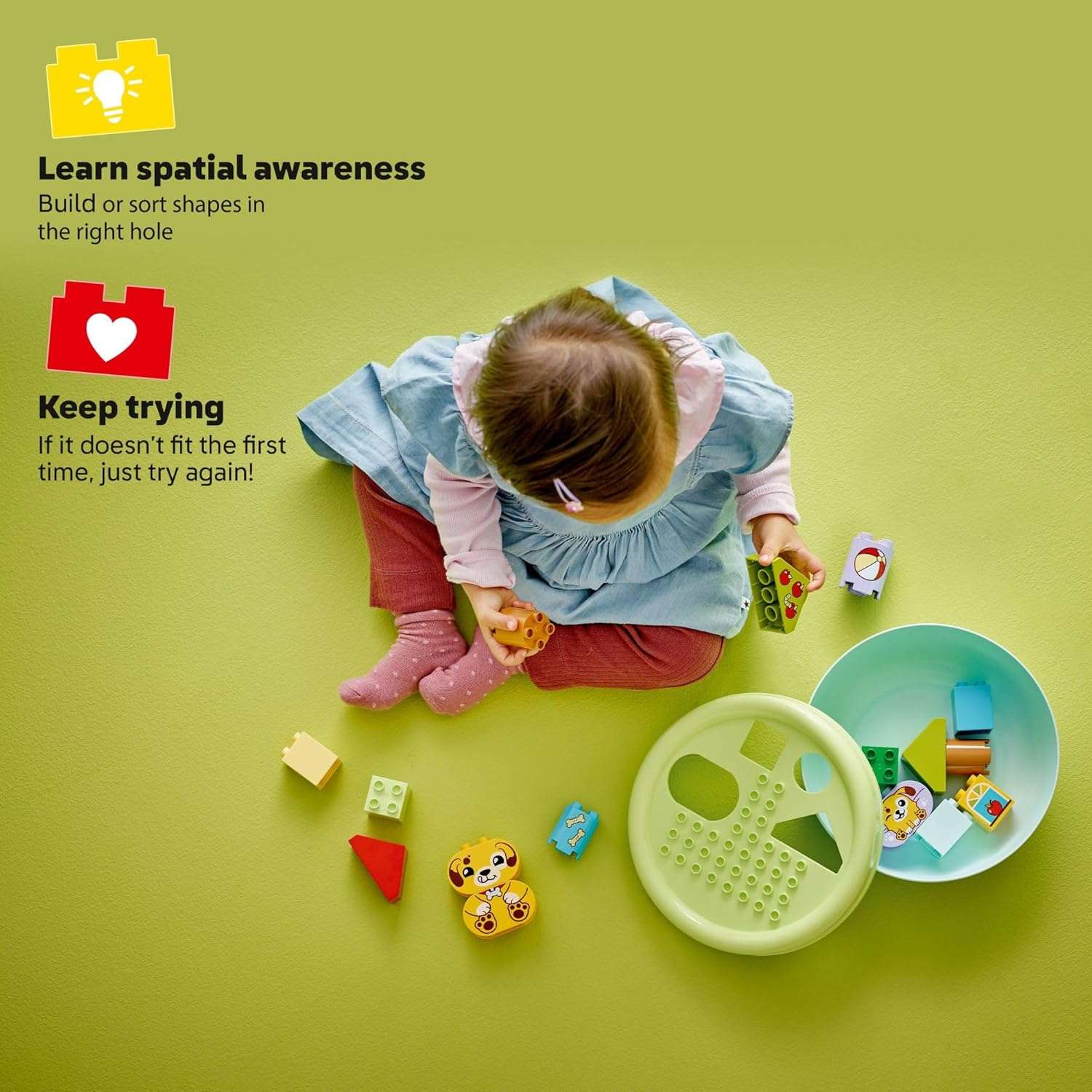 LEGO DUPLO My First Shape Sorter - Puppy House Sensory Toy - Image 4