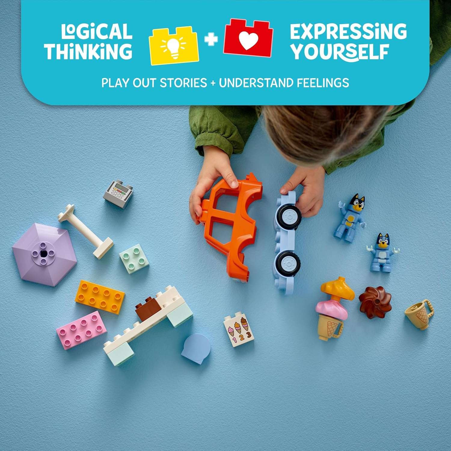 LEGO DUPLO Bluey Ice Cream Trip with Bluey - Image 4