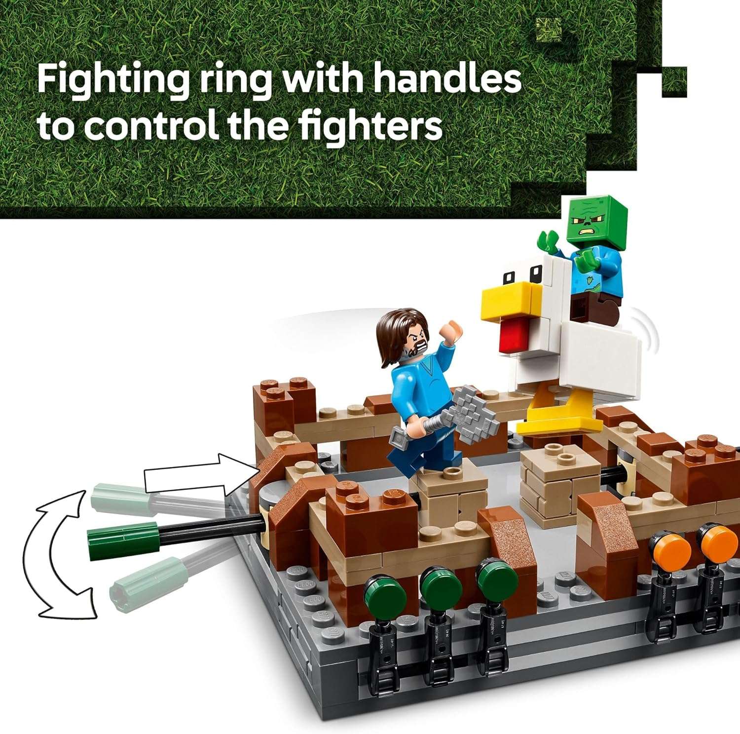 LEGO Minecraft Woodland Mansion Fighting Ring - Image 4