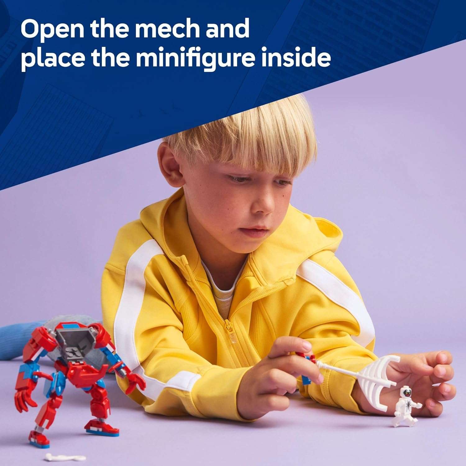 LEGO Marvel Spider-Man Mech vs. Anti-Venom Building Toy Set - Image 4