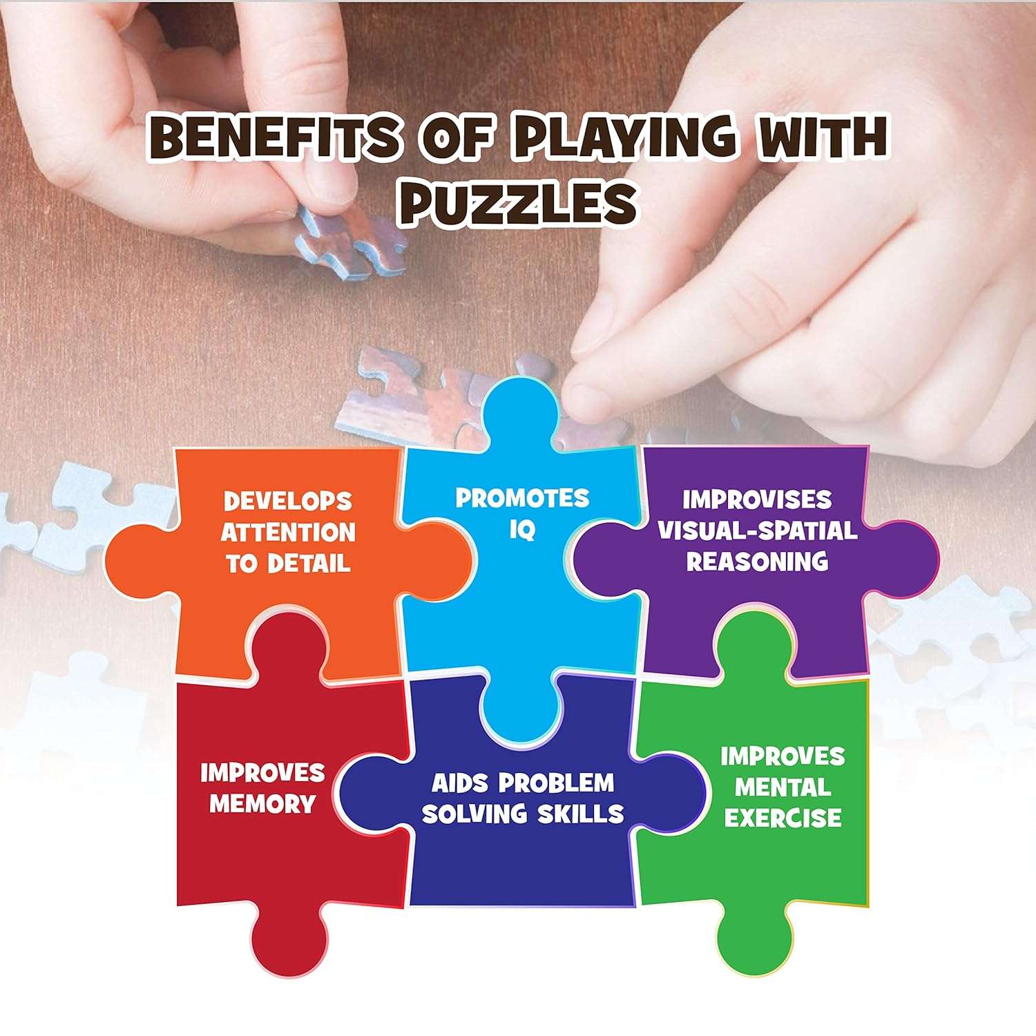 Funskool - Wild Animals Puzzle - Image 4