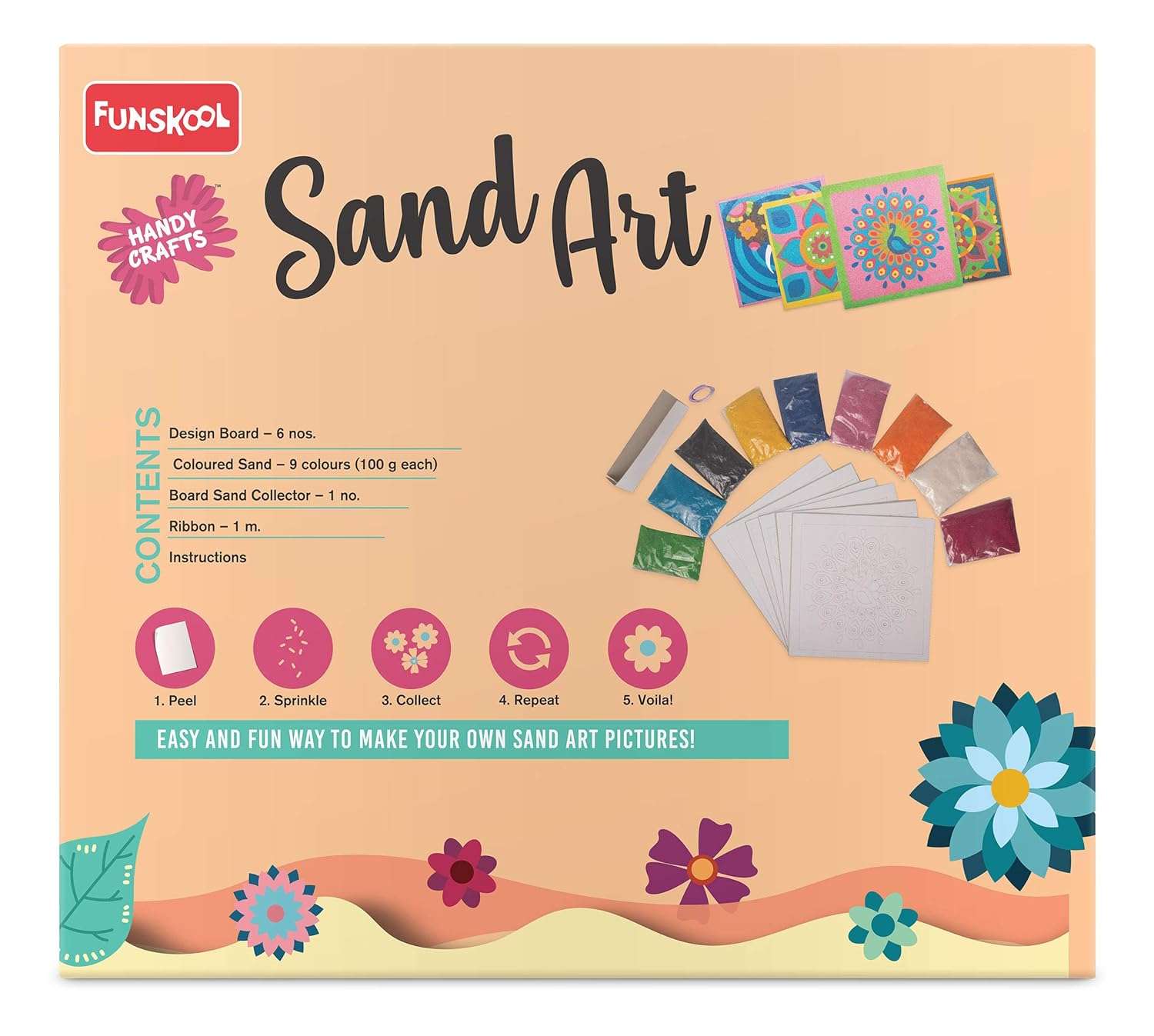 Funskool Handycrafts - Sand Art Kit - Image 4