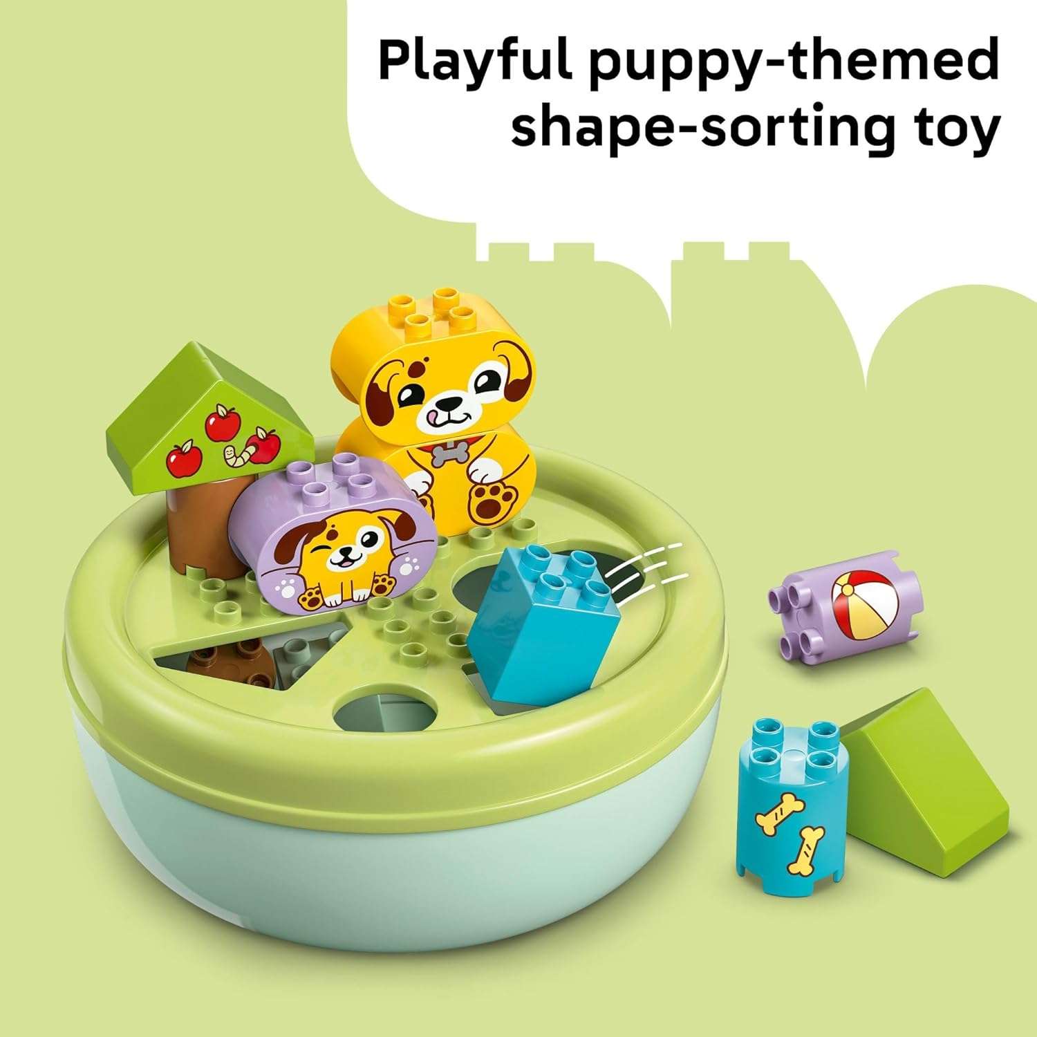 LEGO DUPLO My First Shape Sorter - Puppy House Sensory Toy - Image 5
