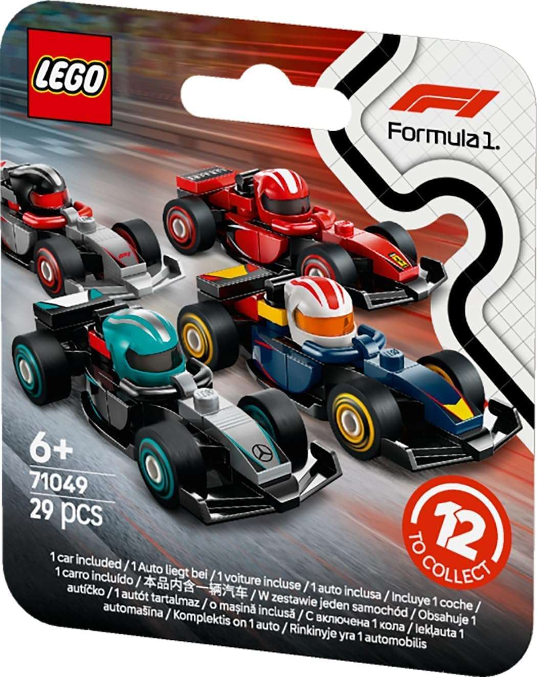 LEGO F1 Collectible Race Cars Random Set of 1 Race Car - Image 5