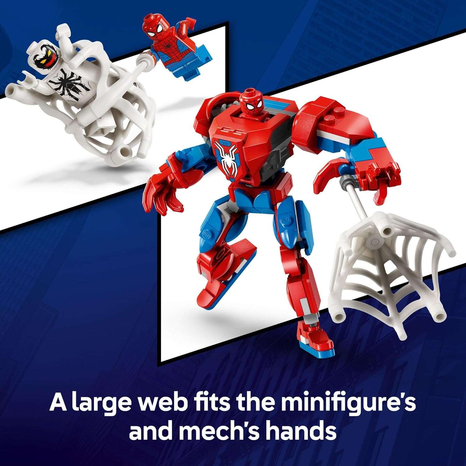 LEGO Marvel Spider-Man Mech vs. Anti-Venom Building Toy Set - Image 5