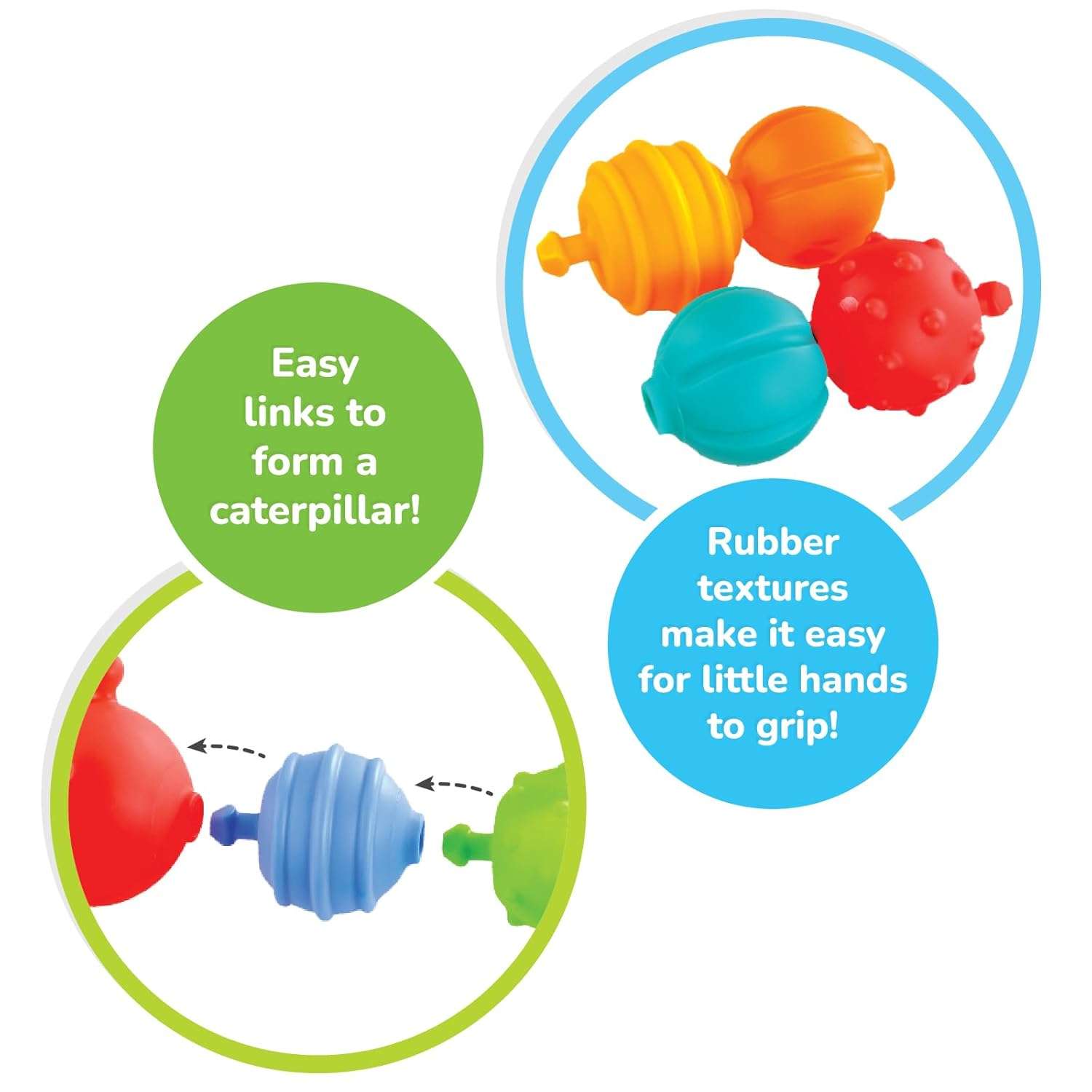 Funskool Giggles - Link Along Caterpillar - Image 5