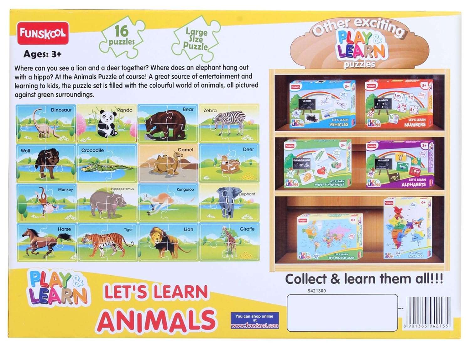 Funskool - Play & Learn - Animals - Image 4