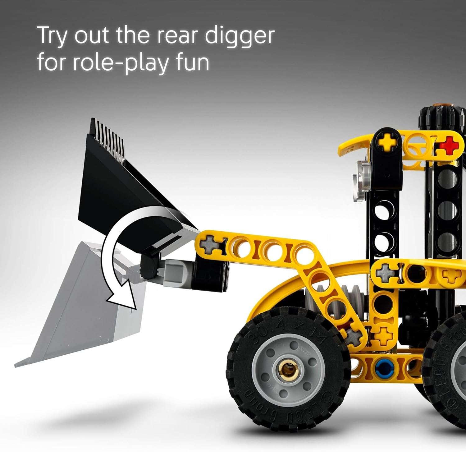LEGO Technic Backhoe Loader Construction Toy - Image 6