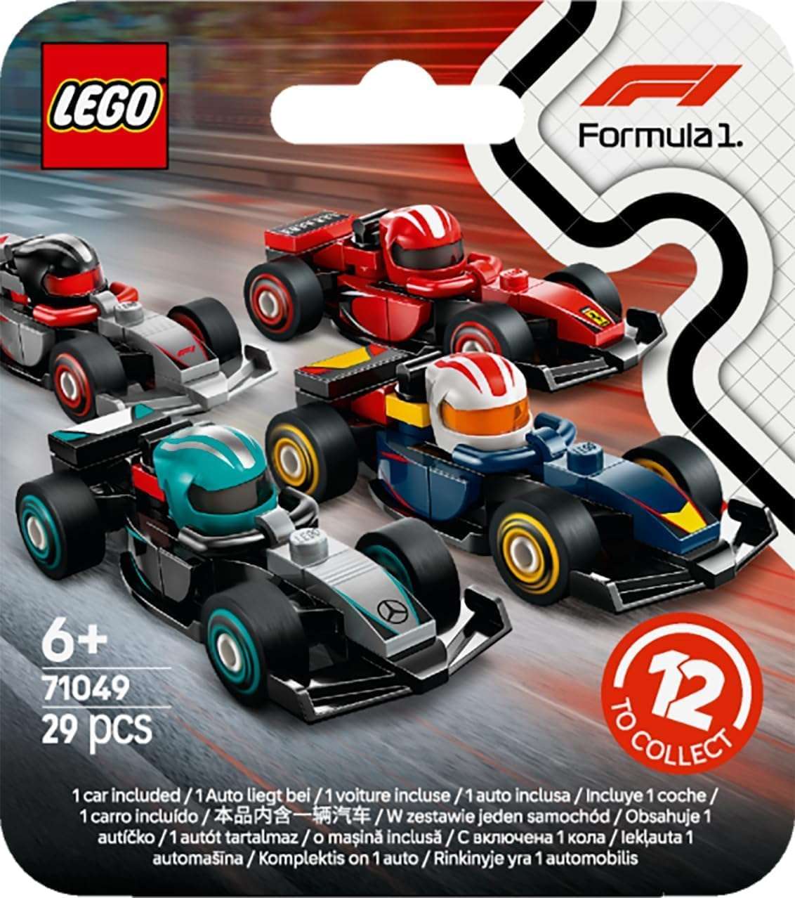 LEGO F1 Collectible Race Cars Random Set of 1 Race Car - Image 6