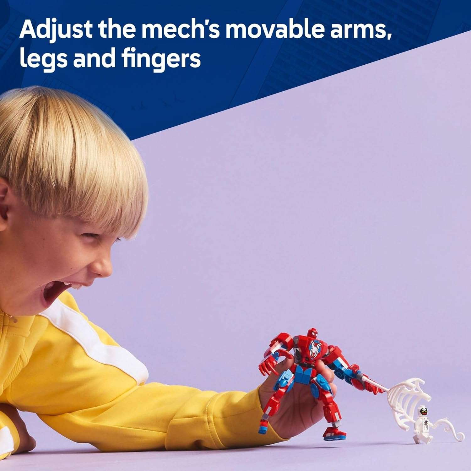 LEGO Marvel Spider-Man Mech vs. Anti-Venom Building Toy Set - Image 6