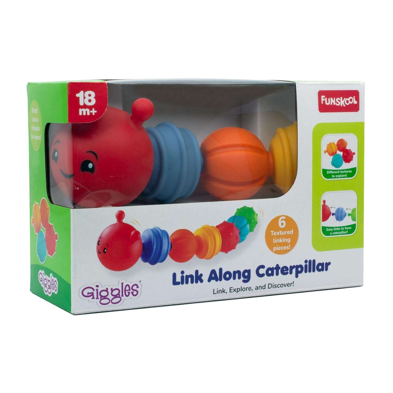 Funskool Giggles - Link Along Caterpillar - Image 6