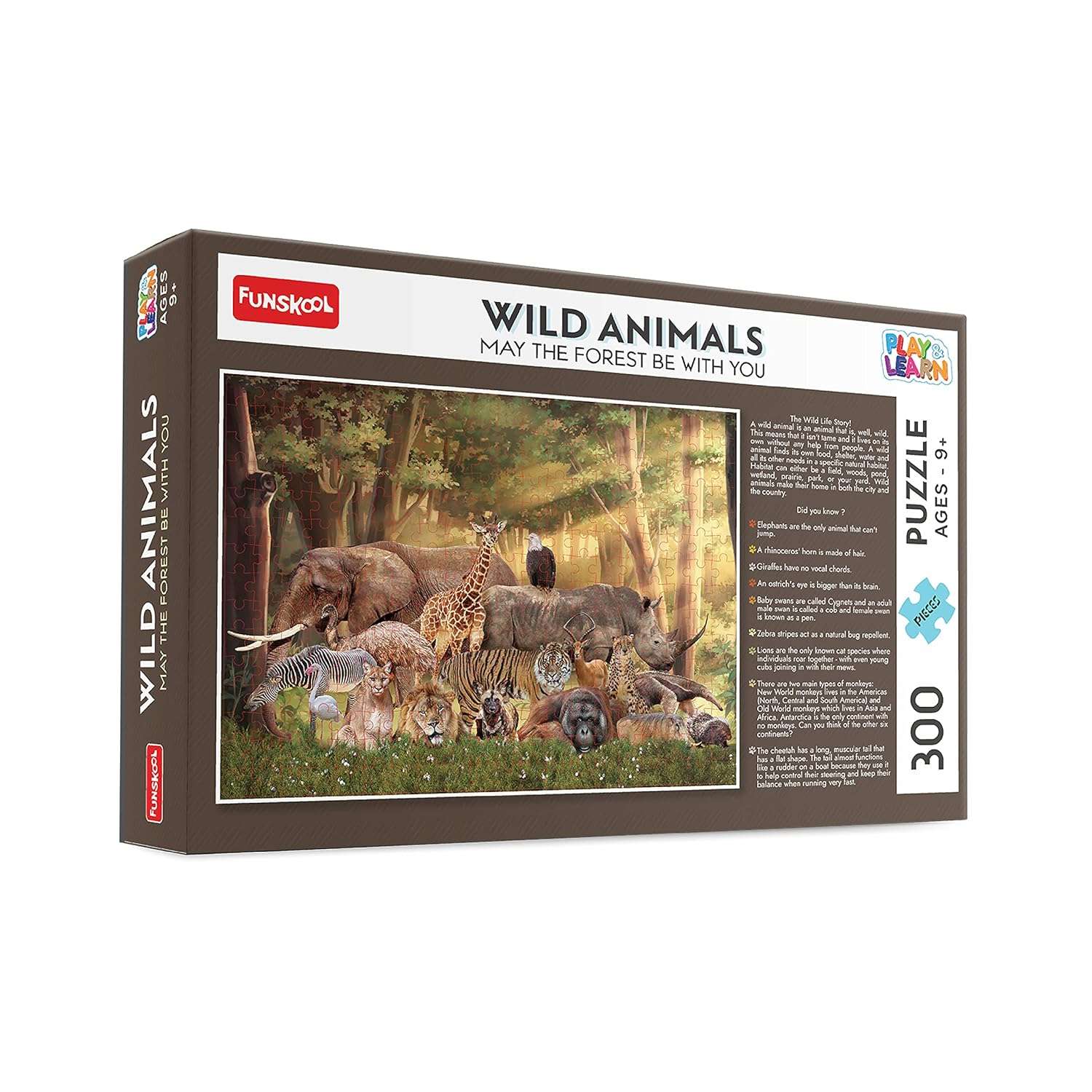 Funskool - Wild Animals Puzzle - Image 6
