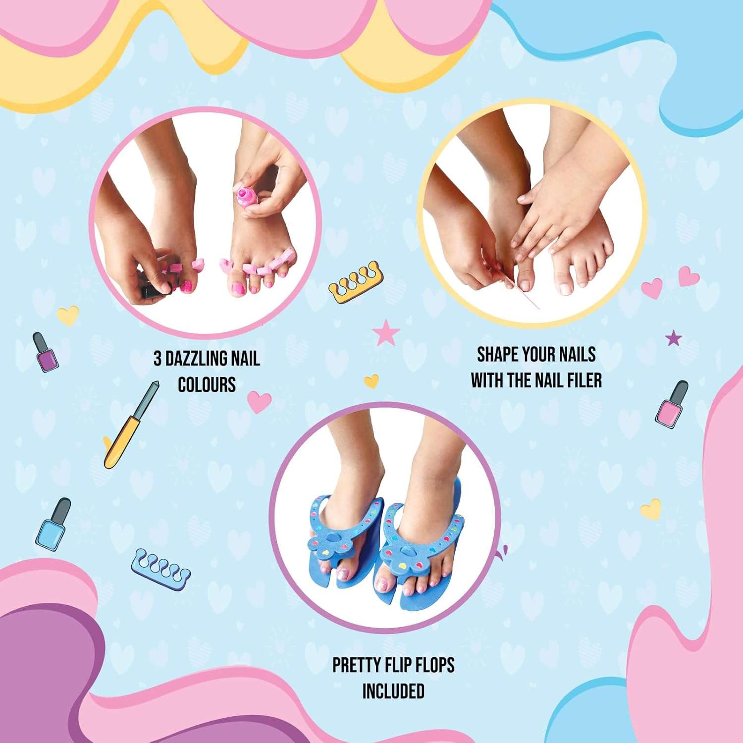 Funskool Handycrafts - Kiddie Pedicure Salon - Image 6