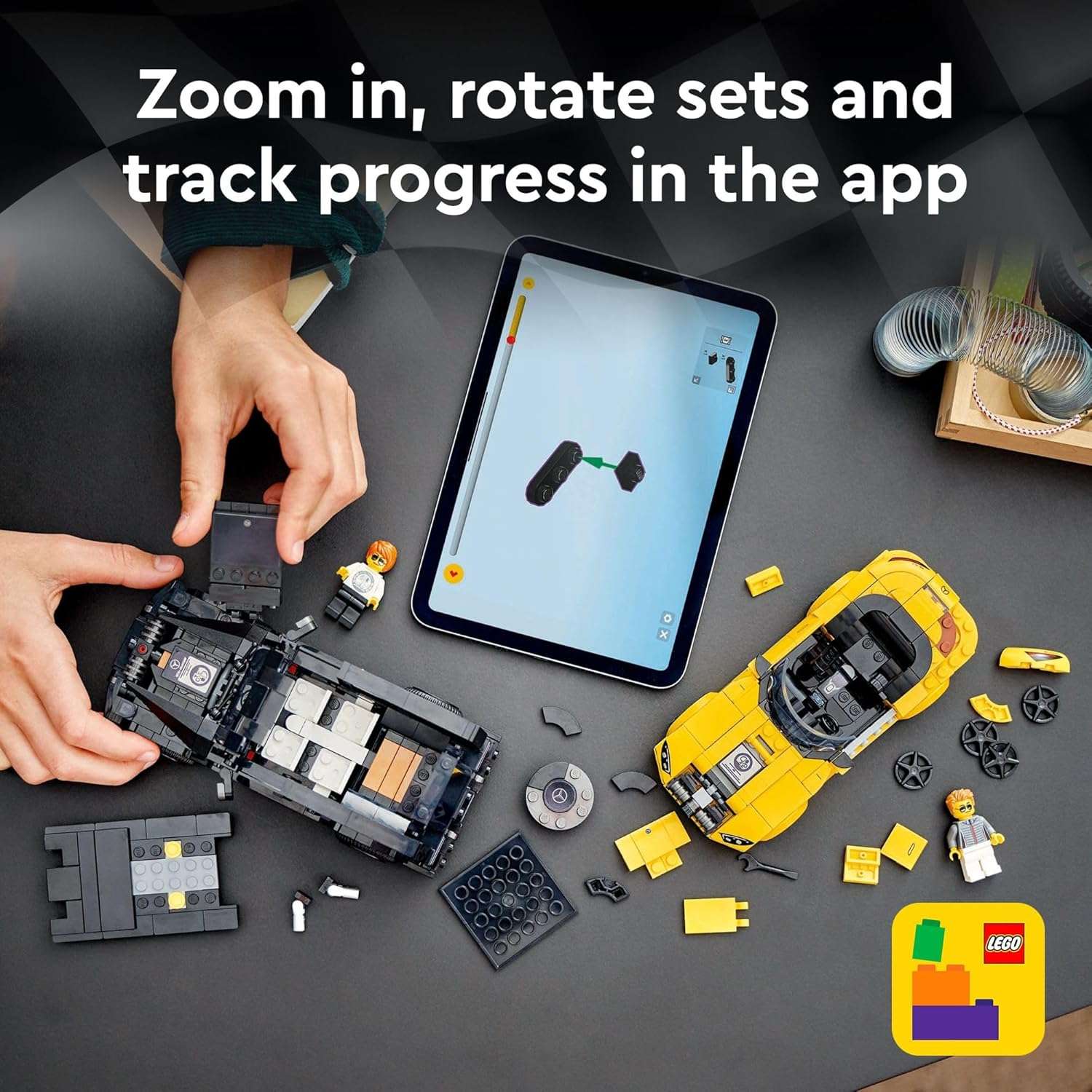 LEGO Speed Champions Mercedes-AMG G 63 & Mercedes-AMG SL 63 F1 Toy Car - Image 7