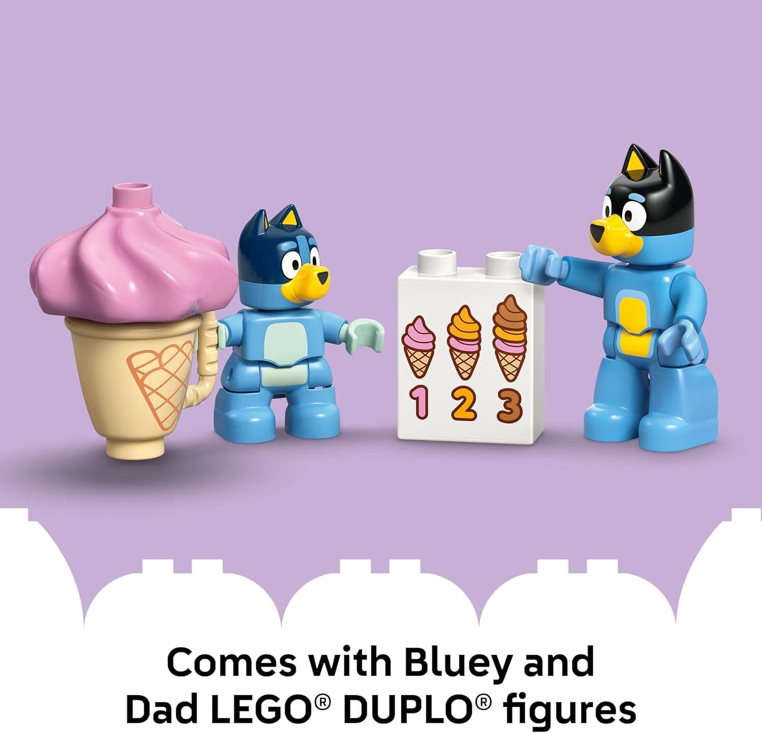 LEGO DUPLO Bluey Ice Cream Trip with Bluey - Image 7