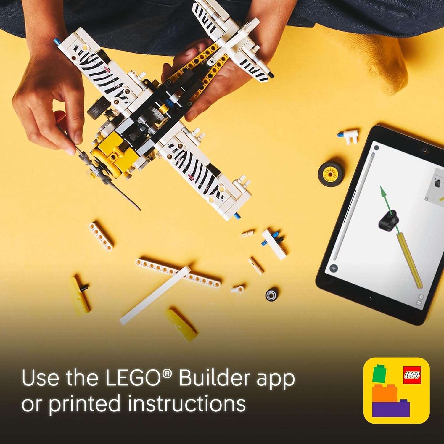 LEGO Technic Bush Plane Toy - Image 7