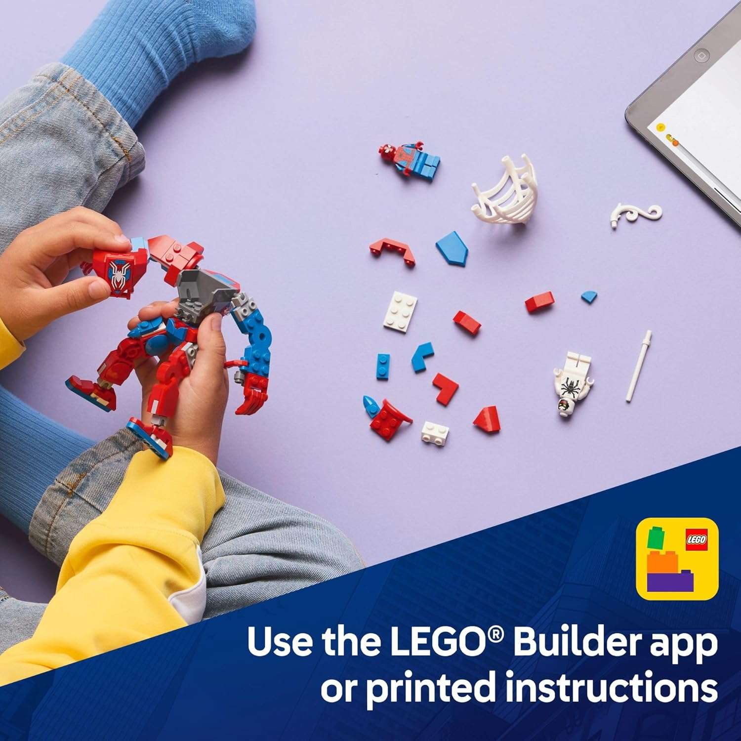 LEGO Marvel Spider-Man Mech vs. Anti-Venom Building Toy Set - Image 7