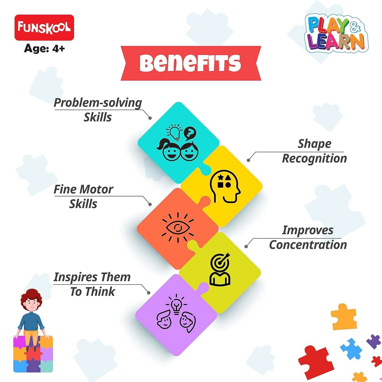 Funskool - Play & Learn - Animals - Image 6