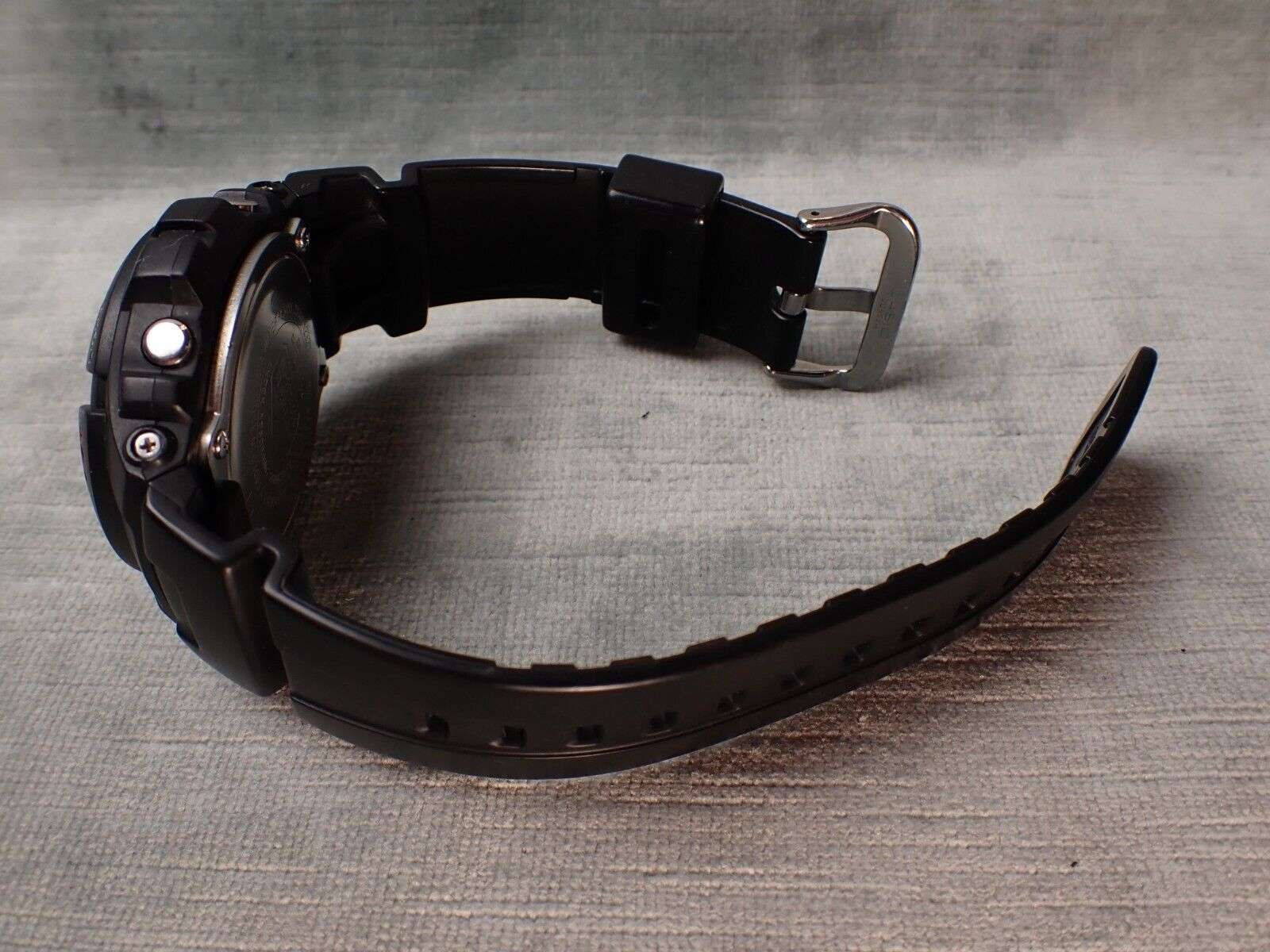 Casio G-100 G-Shock - 200 Meter WR Black Resin Watch Analog/Digital Alarm - Image 8