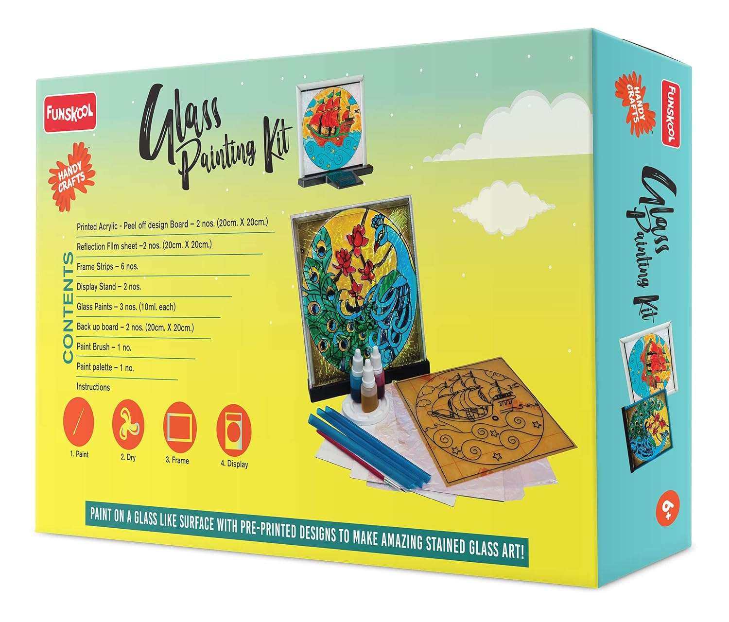 Funskool Handycrafts - Glass Painting Kit - Image 8