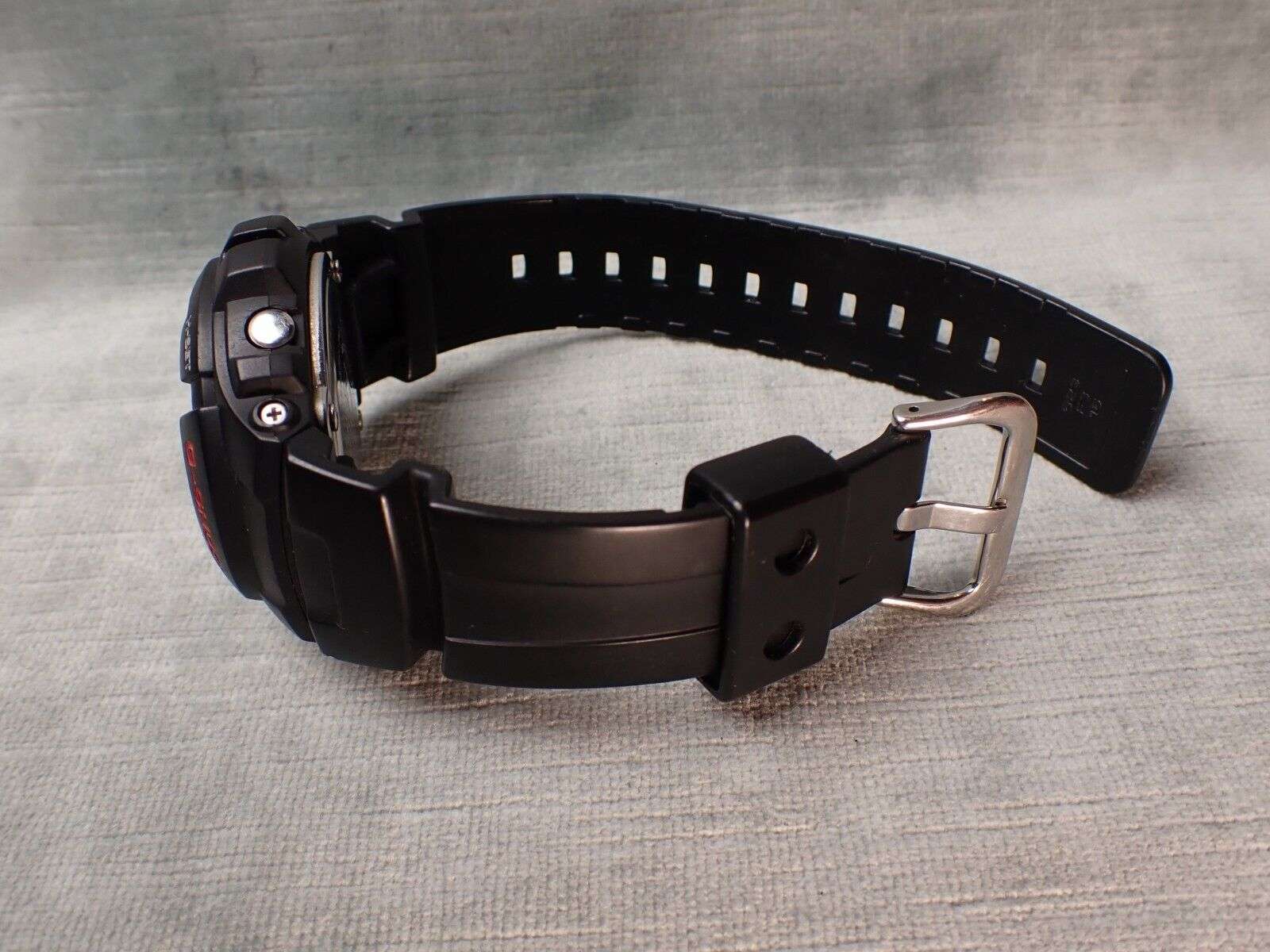 Casio G-100 G-Shock - 200 Meter WR Black Resin Watch Analog/Digital Alarm - Image 9