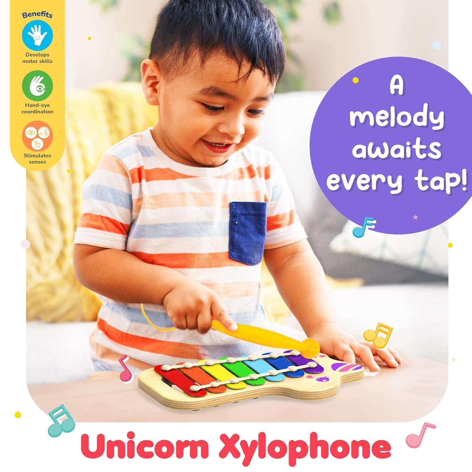 Funskool Giggles - Unicorn Xylophone - Image 7