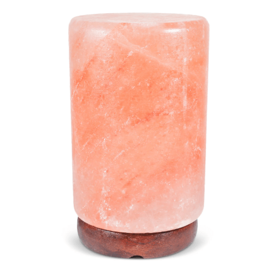 Cylinder Shape Salt Lamp with LED Bulb - Image 8