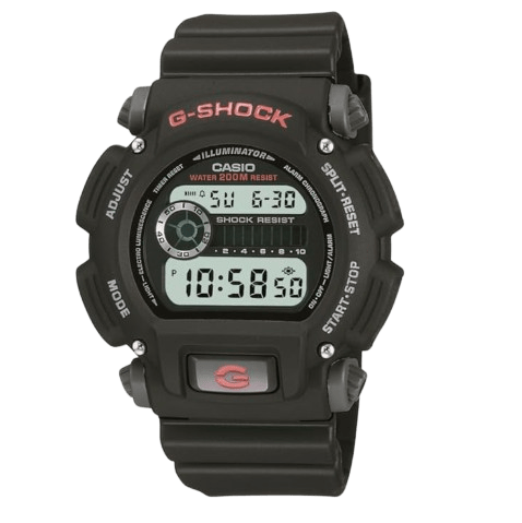 Casio - G-Shock - 1/100 SEC Stop Watch - Countdown Timer - LED Light - 200M WR - Shock Resistant - Multi Alarm - Auto Calendar - Dual Time - 2 Yr Battery