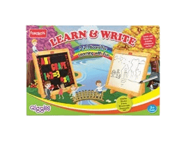 Funskool Giggles -  Learn N Write Slate - 2 in 1 Magnetic & Dry Erase Board