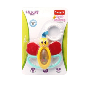 Funskool Giggles - My Lil Butterfly Teether Rattle