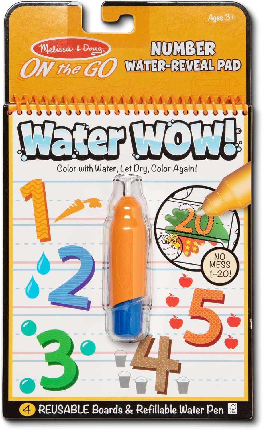 Melissa & Doug - On The Go - Water Wow - Numbers - Image 3