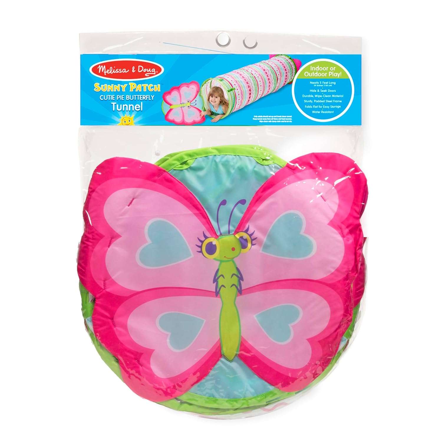 Melissa & Doug - Sunny Patch Cutie Pie Tunnel Toy - Butterfly - Image 2