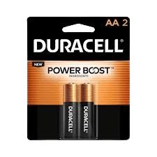 Duracell - Alkaline AA Battery - 2 Pk
