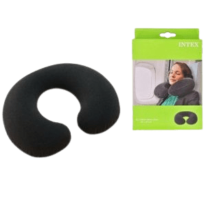 Intex - Floque Travel Pillow - Black