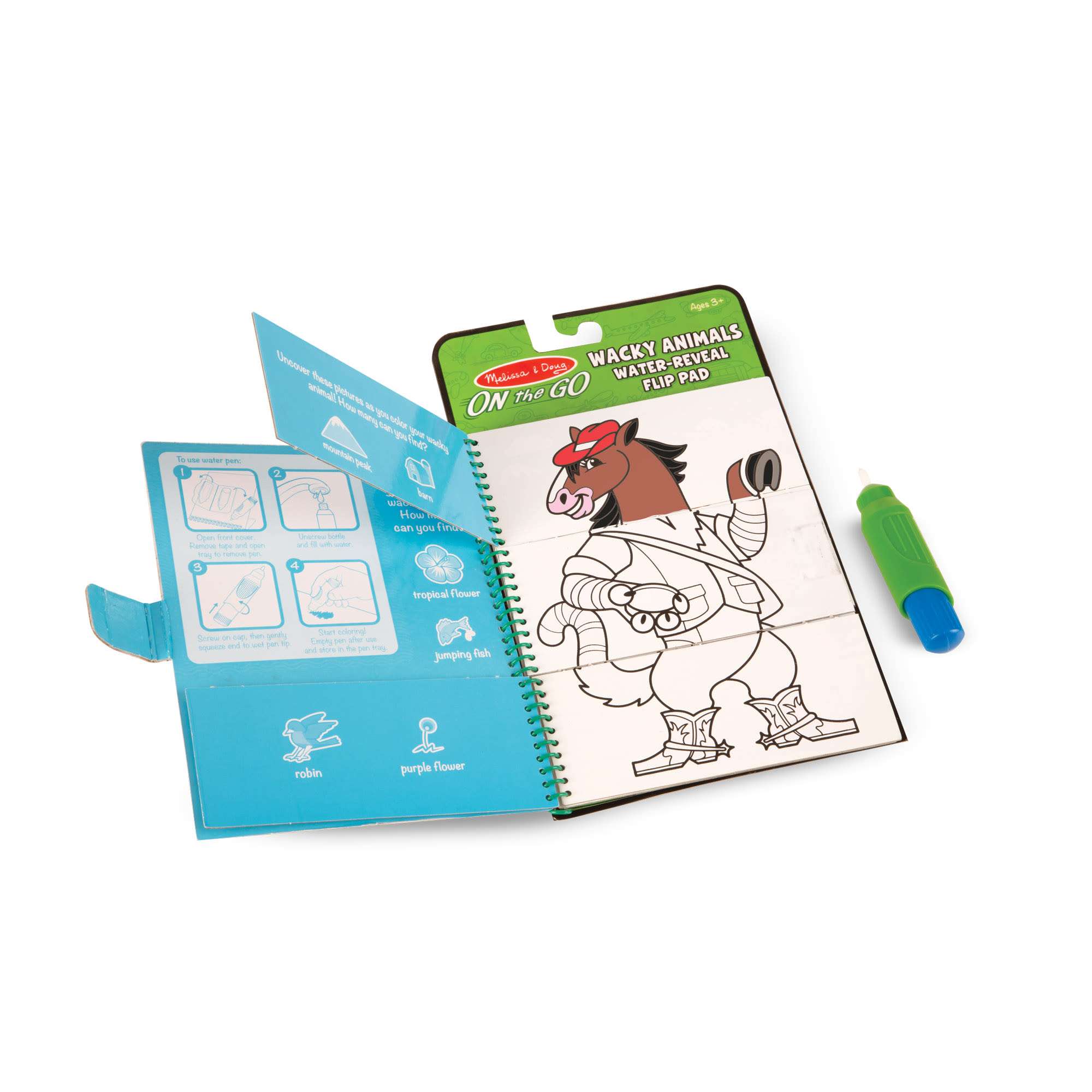 Melissa & Doug - On The Go - Water Wow - Wacky Animals - Image 4