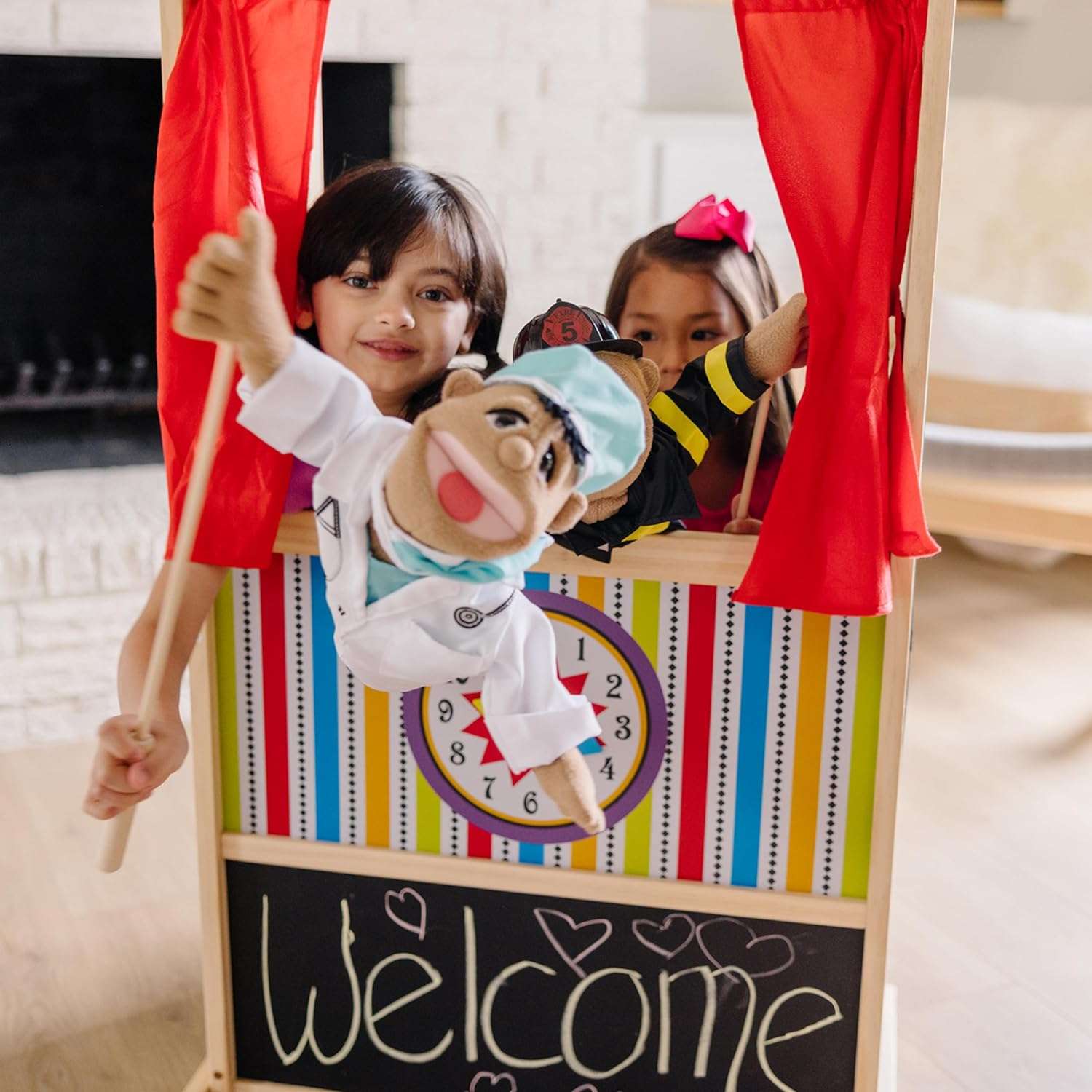 Melissa & Doug Deluxe Puppet Theater - Image 5