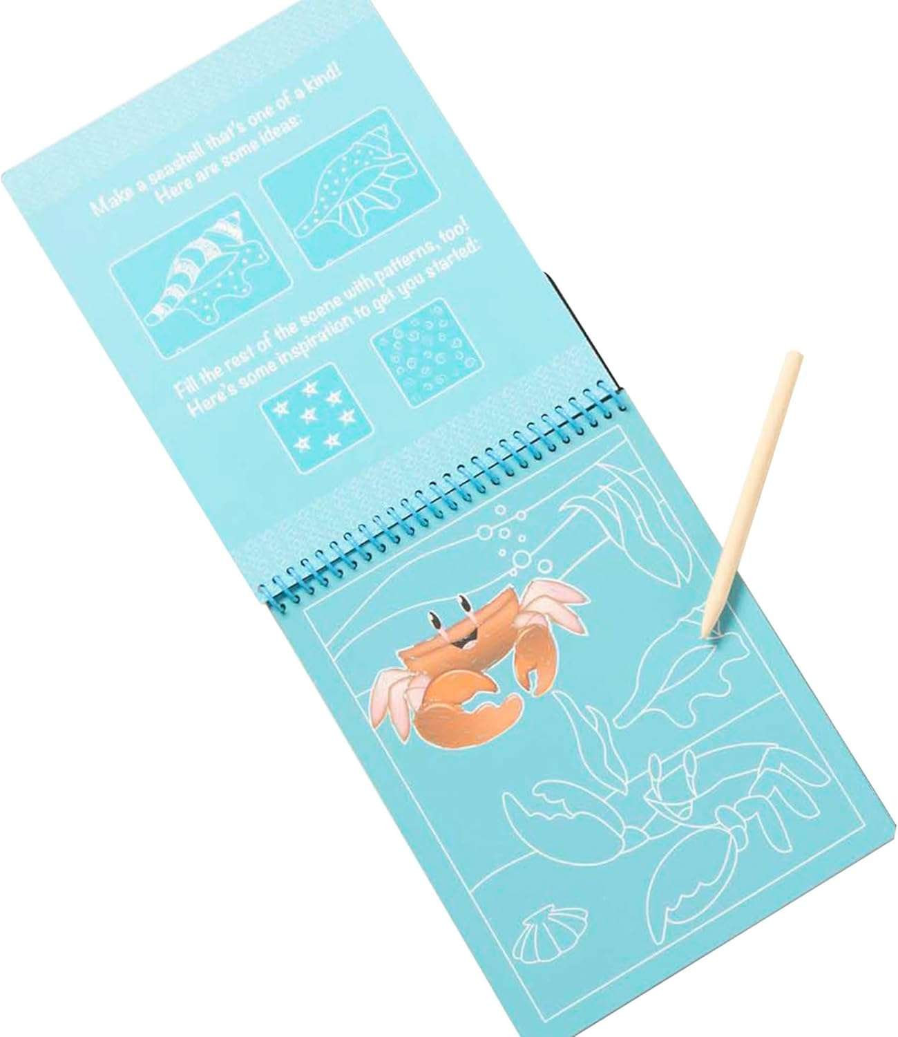 Melissa & Doug - On The Go - Scratch Art - Sea Life - Image 6