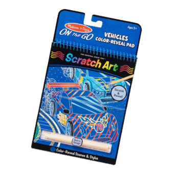 Melissa & Doug - On The Go - Scratch Art - Vehicles