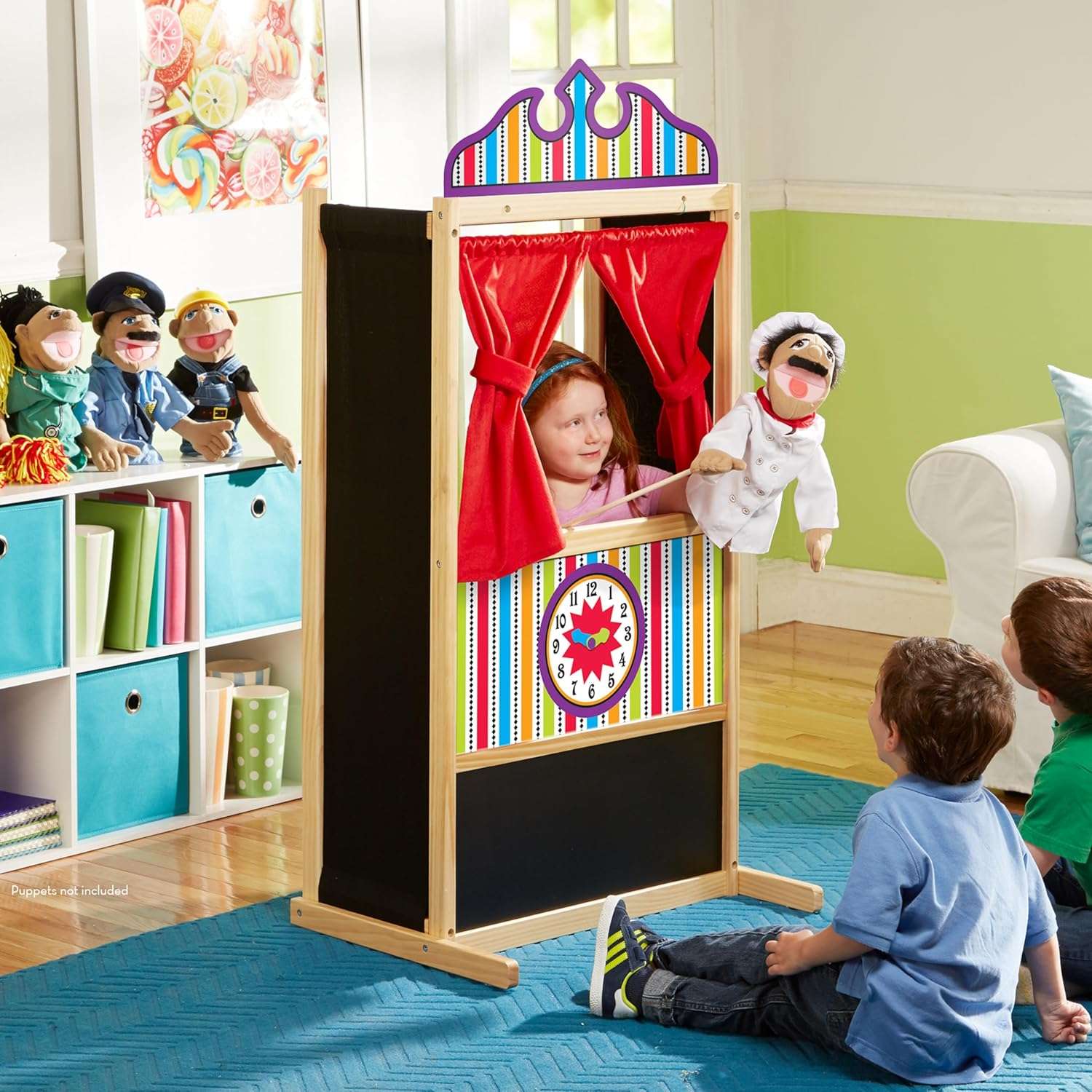 Melissa & Doug Deluxe Puppet Theater - Image 8