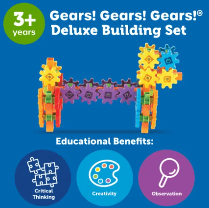Learning Resources Gears! Gears! Gears! Starter Building Set - Image 6