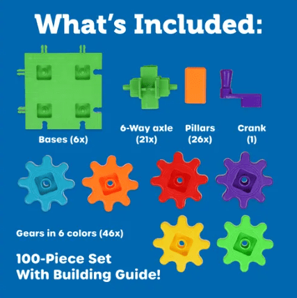 Learning Resources Gears! Gears! Gears! Starter Building Set - Image 7