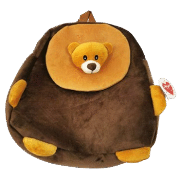 Cuddles Bear Backpack 32cm - Brown
