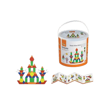 Viga - 250 Wooden Pattern Blocks