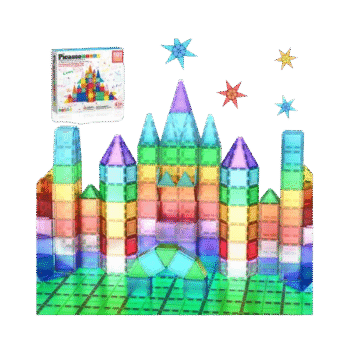 PicassoTiles - 101PCS Magnetic Tiles