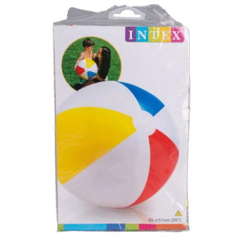Intex - Glossy Inflatable Beach Ball - 24 Inch