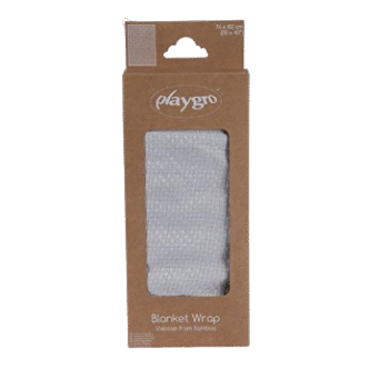 Playgro - Home Bamboo Basket Weave Blanket - White