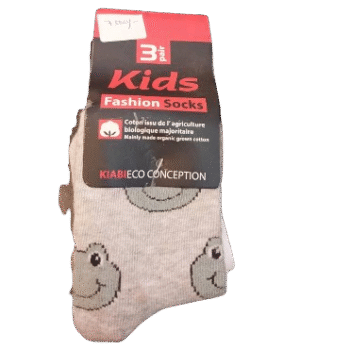 Kids Fashion Socks - 3 Pairs - Frog
