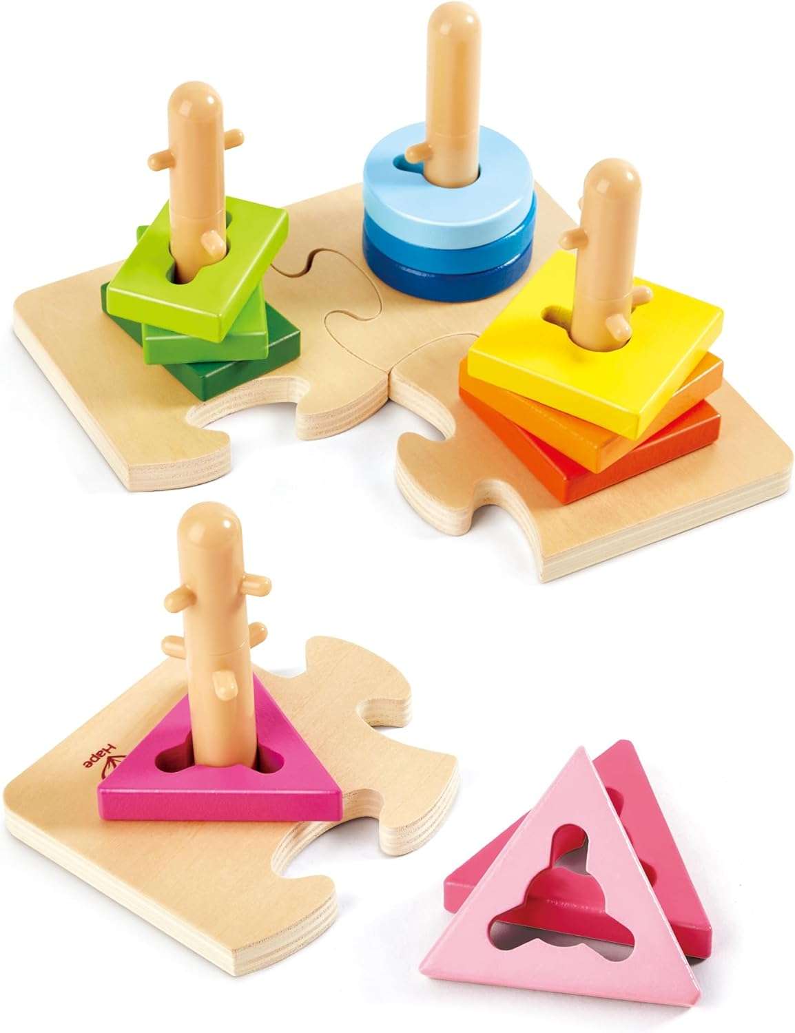 Hape - Wooden Creative Peg Puzzle - Image 3