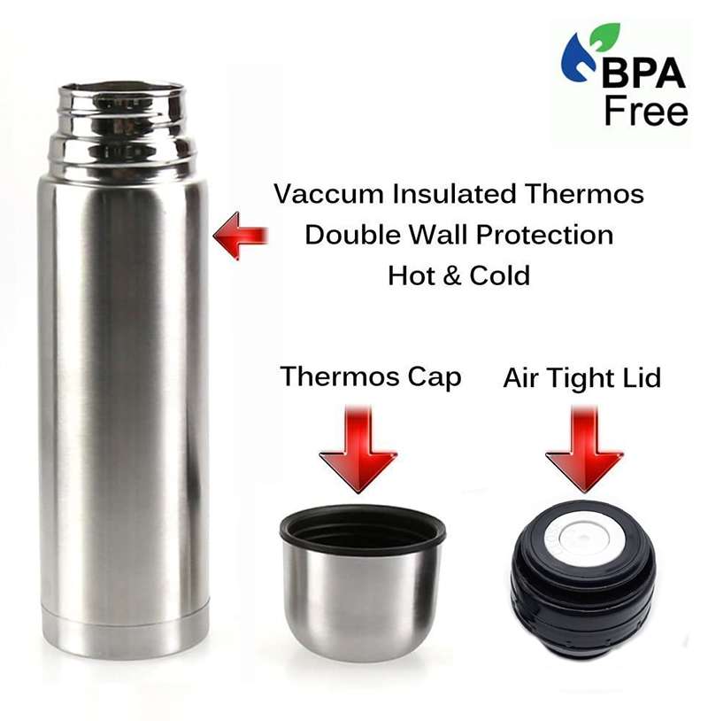 Stainless Steel Thermos Flask - 750ml - Image 5