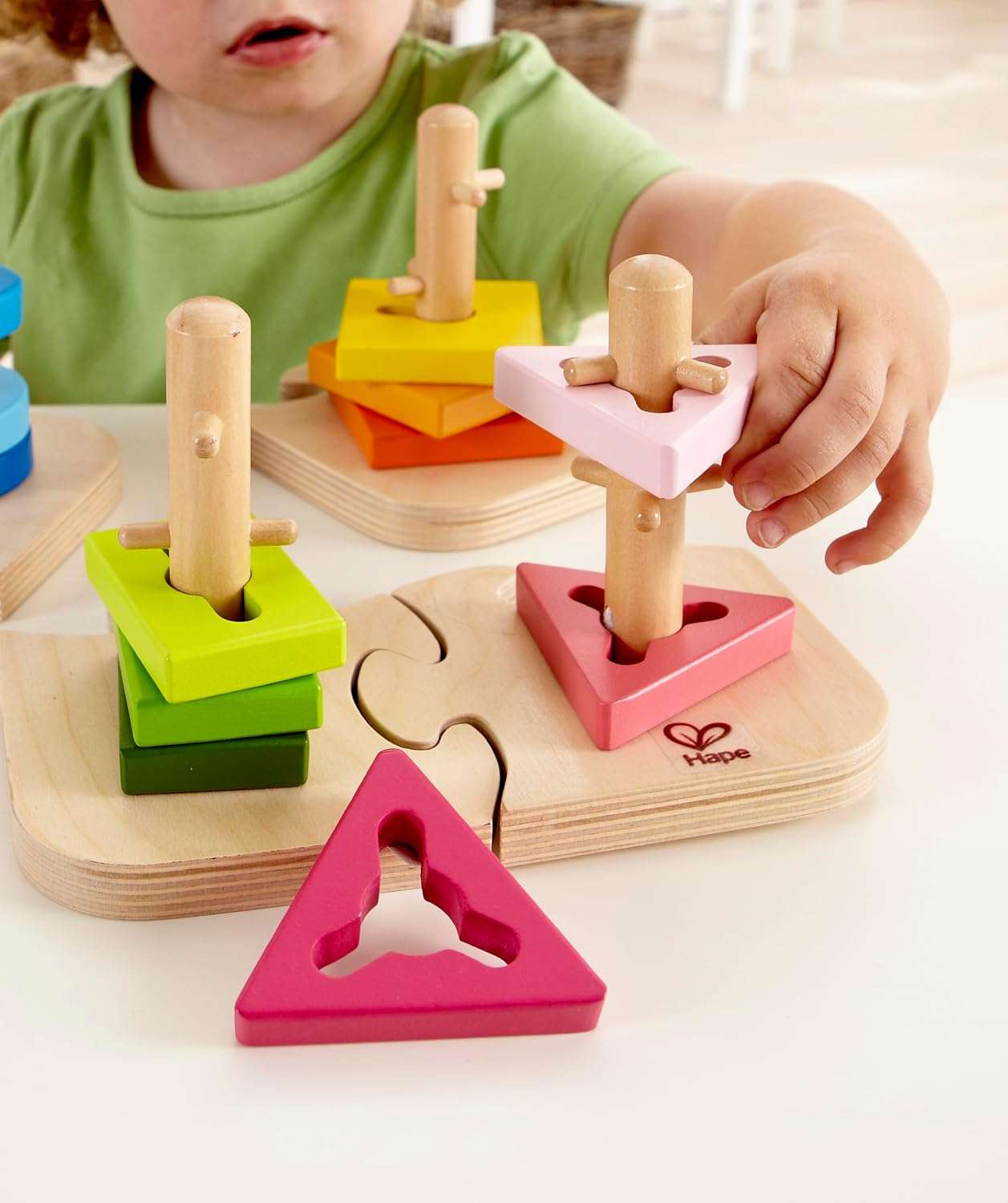 Hape - Wooden Creative Peg Puzzle - Image 4